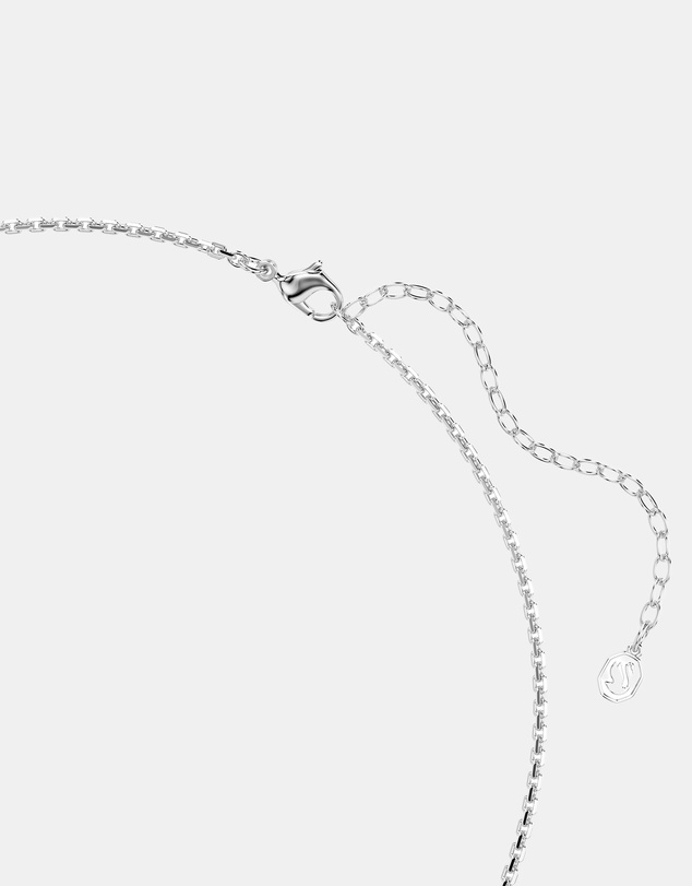 Swarovski - Idyllia Necklace, Heart With Arrow, White, Rhodium Plated