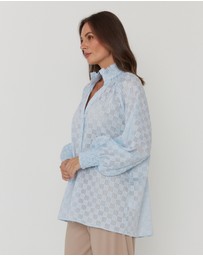 ALEXANDRA - Rean Blouse Light Blue