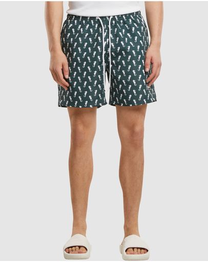 Dark Green Seahorse