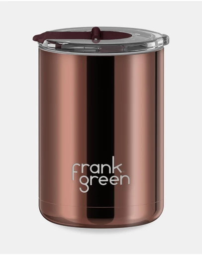 Frank Green - 12oz Ceramic Coffee Cup with Hinged Screw Lid