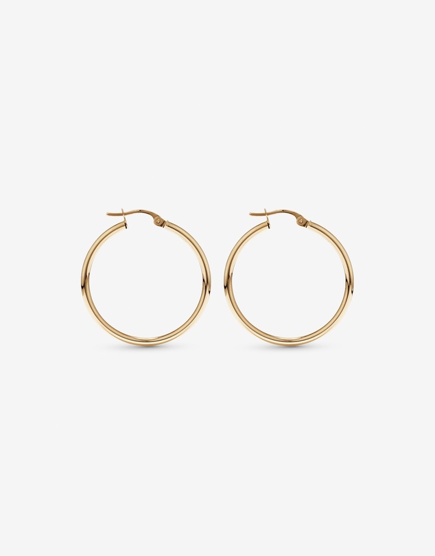 Michael Hill - 29mm Round Hoop Earrings in 10kt Yellow Gold