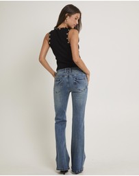 Insight - Rita Low Rise Flare Denim Jeans
