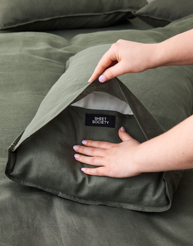 Sheet Society - Eve Linen Quilt Cover Set