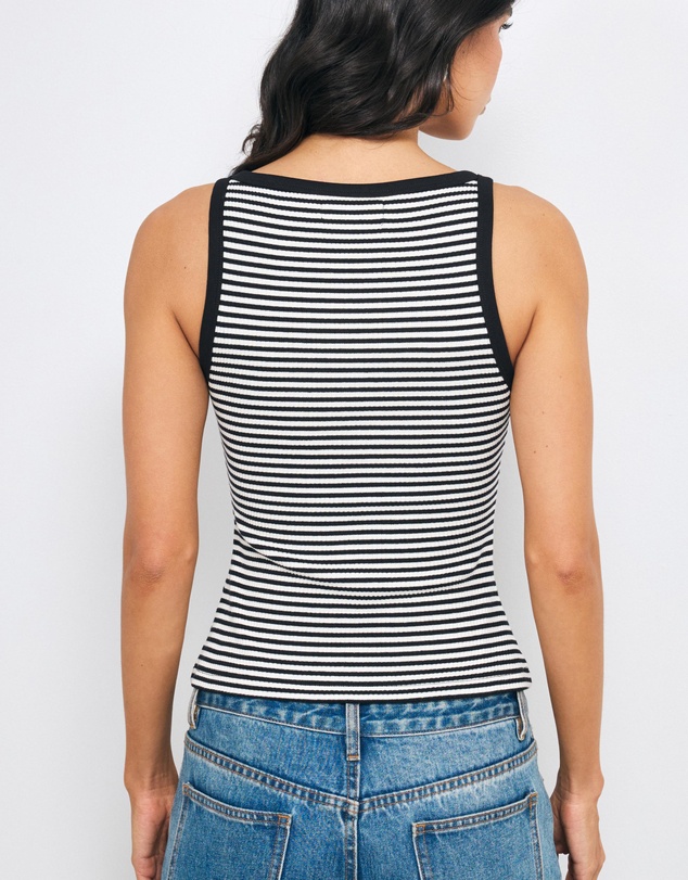 AERE - Cotton Stripe Tank