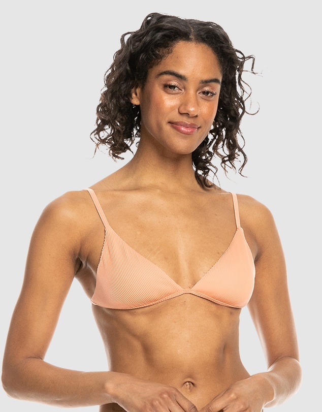 Roxy - Rib Roxy Love The Quiver Tri Bikini Top For Women