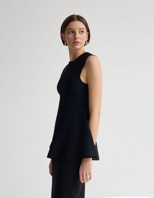 Oxford - Margot Knitted Peplum Top