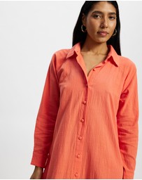 Florencia The Label - Blanca Maxi Shirt Dress