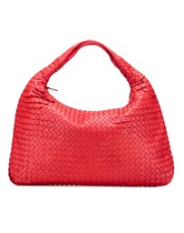 Pre-Loved by Azura Reborn - Pre-Loved Medium Nappa Intrecciato Ruffle Veneta Hobo