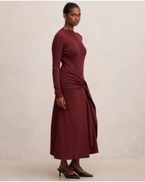Forever New Petite - Irina Petite Long Sleeves Tie Knitted Dress