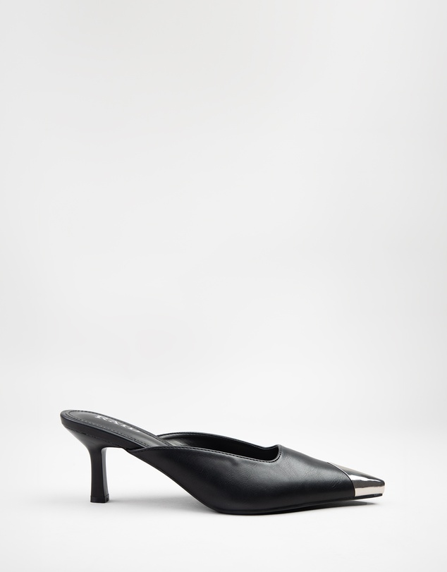 RAID - Elkana heeled Pumps with metal toe in Black