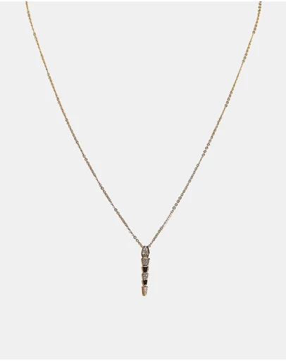 ALDO - Serppentini Gold Plated Snake Necklace