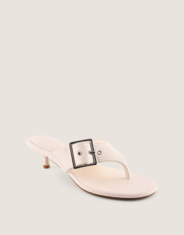 Shelly Shen - Suri High Sandals White Leather