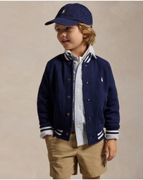Polo Ralph Lauren - Fleece Baseball Jacket - Kids - The Iconic Exclusive