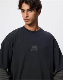 Thrills - What We Believe Layer Oversize Box Crop LS Tee