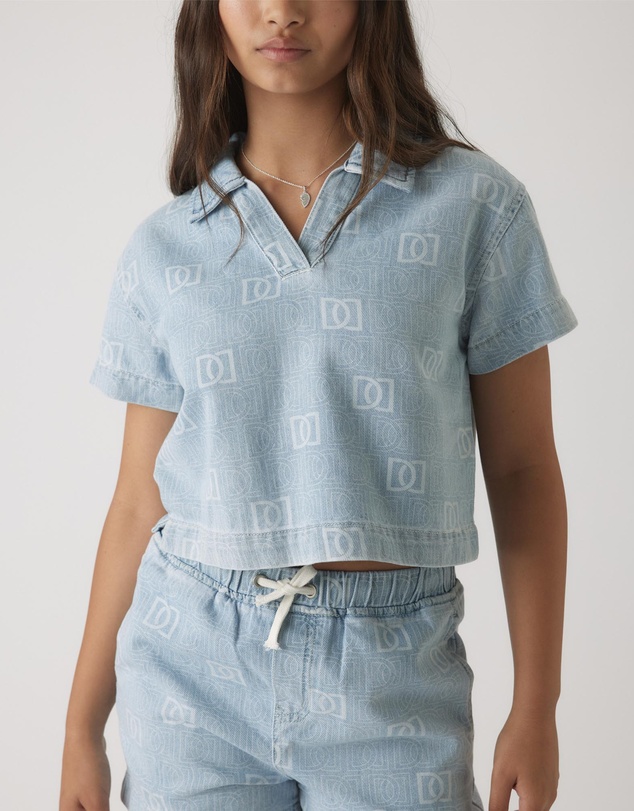 Decjuba Kids - Brynne Denim Shirt - Teens