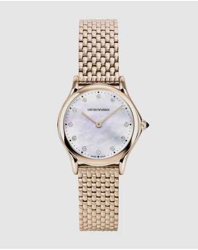 Emporio Armani - Gold-Tone Analogue Watch
