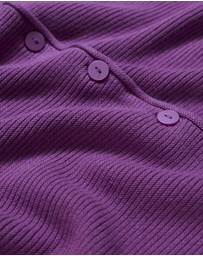 Seasalt - Seasalt Cornwall Purple Makers Jersey Roll Neck Cardigan