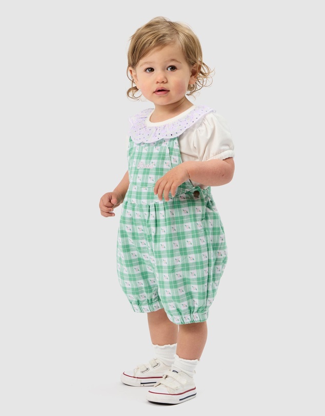 Goldie + Ace - Gingham Bubble Overall - ICONIC EXCLUSIVE - Babies