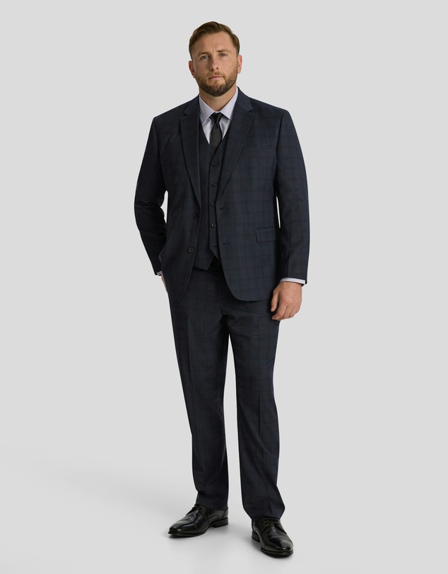 Johnny Bigg - Henry Check Stretch Dress Pant