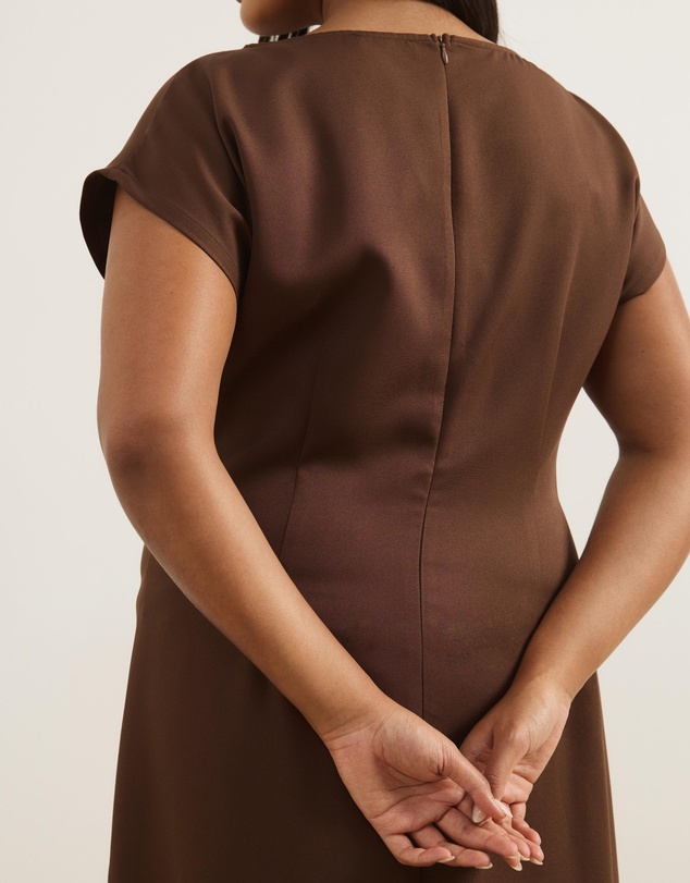 Atmos&Here Curvy - Talia Rouched Midi Dress