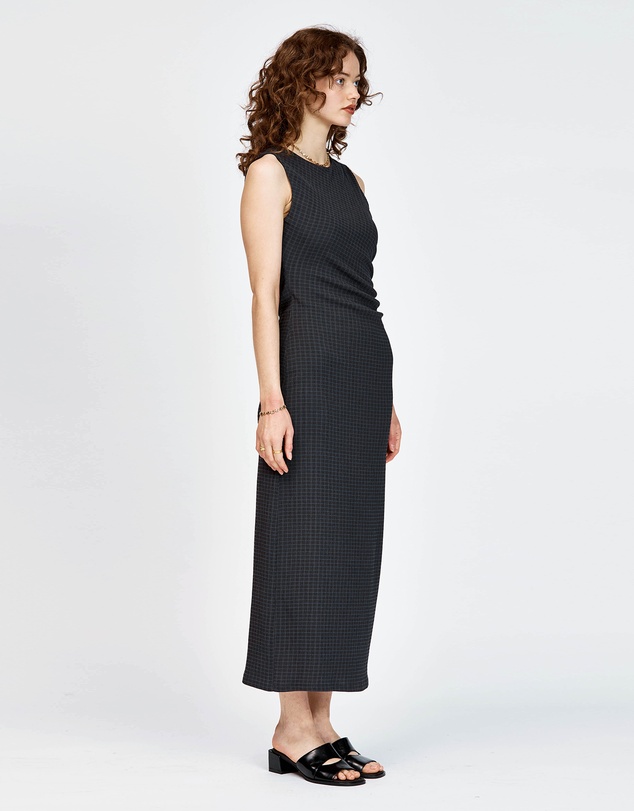 bul - Ebb Dress Black Navy Check