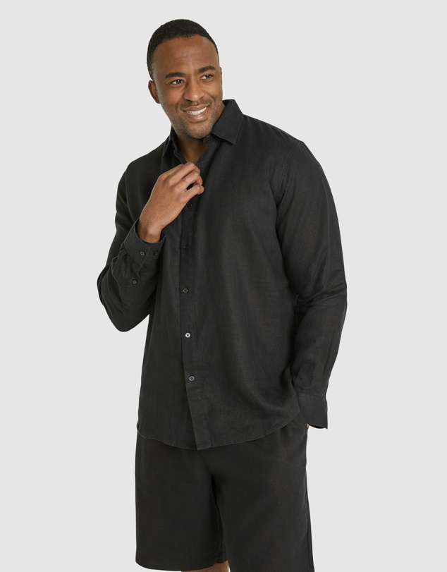Johnny Bigg - Resort Relaxed Fit Linen Shirt