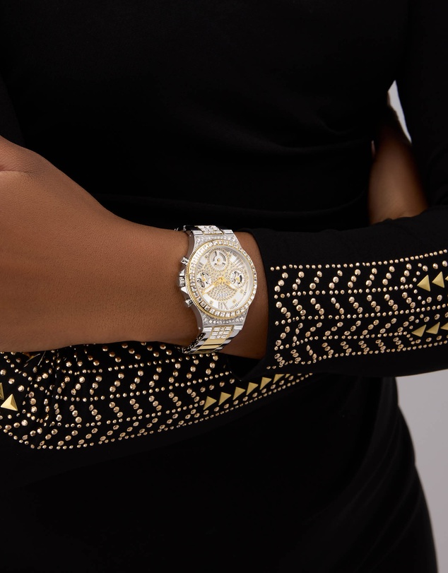 GUESS - Guess Moonlight Ladies 2-Tone Multi-function Watch