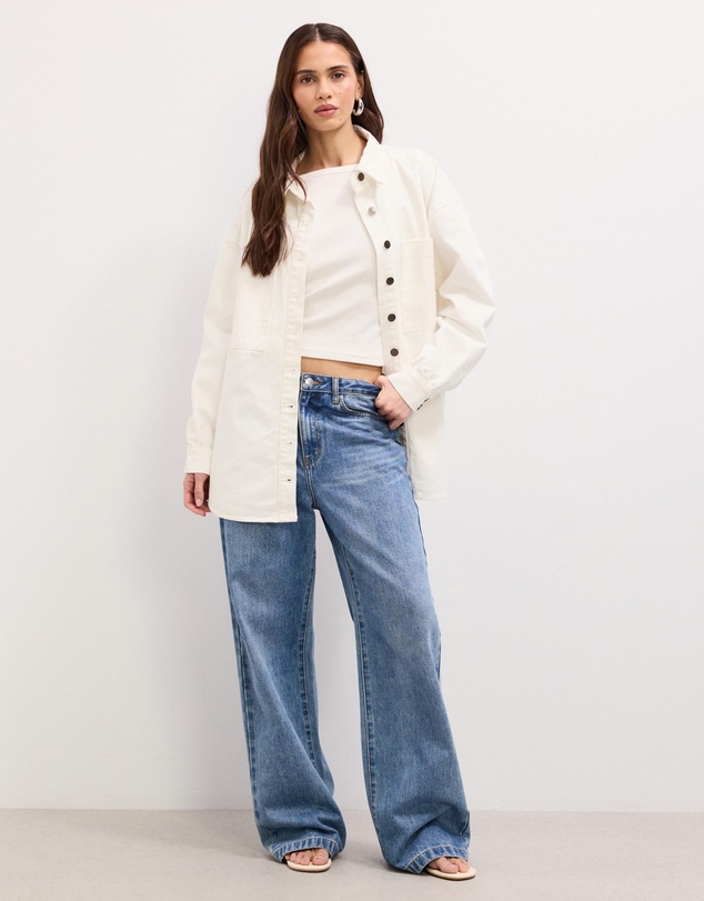 The Fated - Val Oversized Denim Shacket