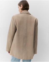 UNISON - Relaxed Suede Blazer