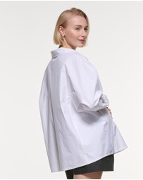 Soon Maternity - Ella Back Tie Cotton Shirt