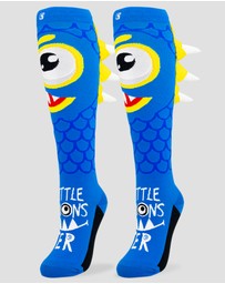 Crazy Skates - Crazy Socks Monster Blue Knee-High Socks