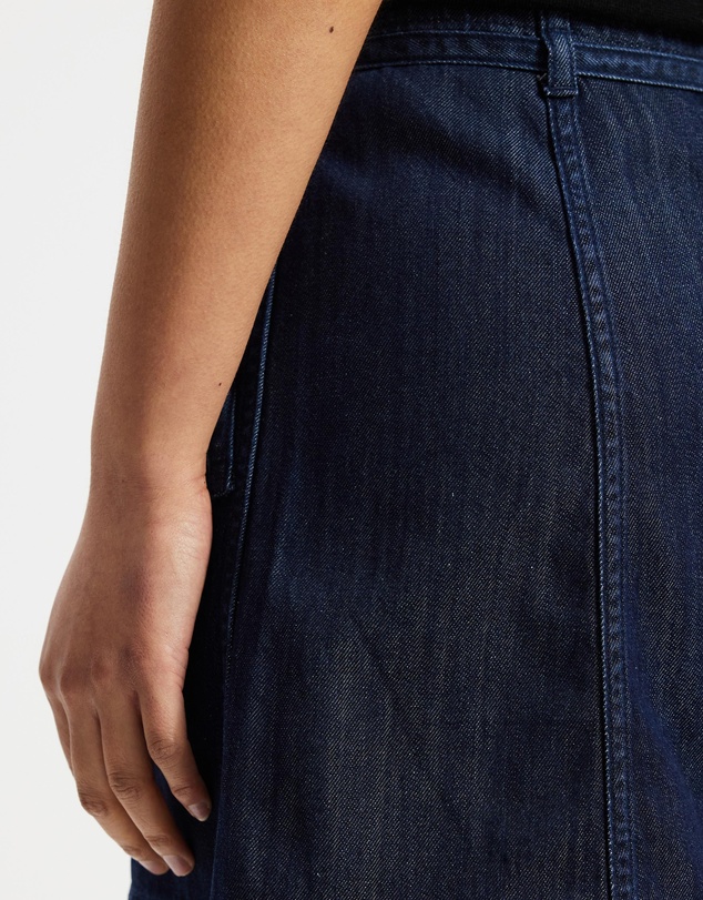 & Other Stories - Tie-Detail Denim Mini Skirt