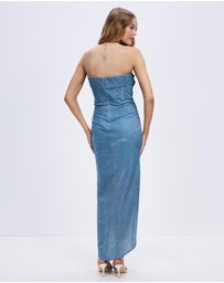 Romance by Honey and Beau - Blake Strapless Midi Dress