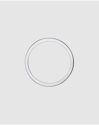 Kuzzoi - ICONIC EXCLUSIVE - Ring Men Basic Geo Black Enamel 925 Sterling Silver