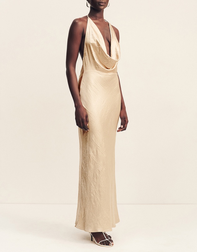 Shona Joy - Andie Low Cowl Maxi Dress