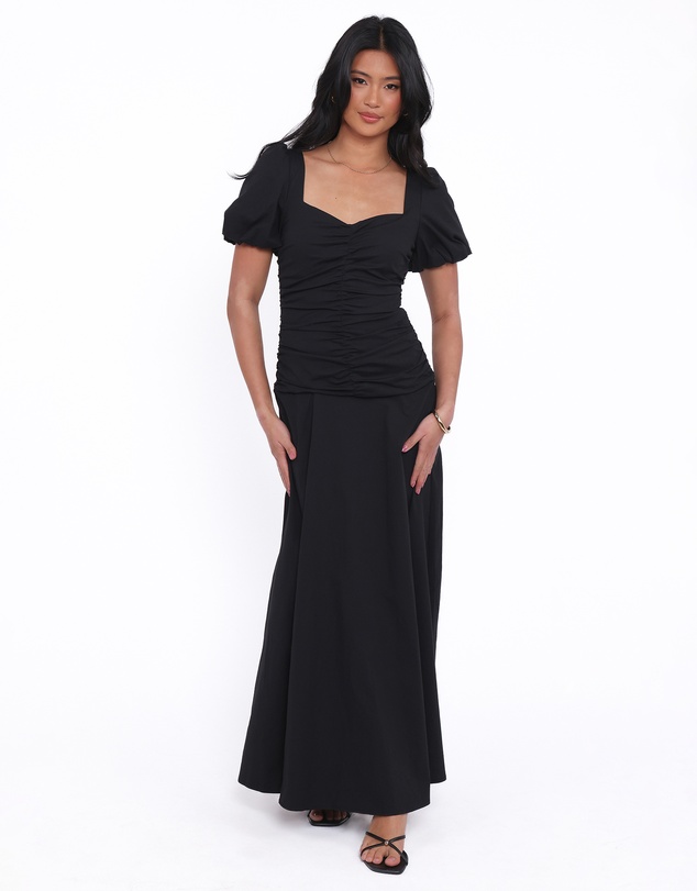 Petal & Pup - Denver Midi Dress - Black