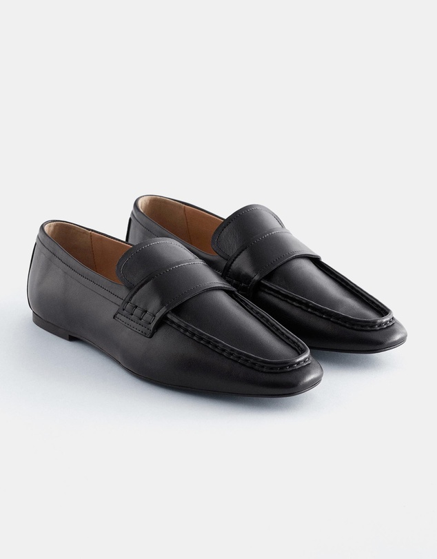 & Other Stories - Square-Toe Leather Loafers