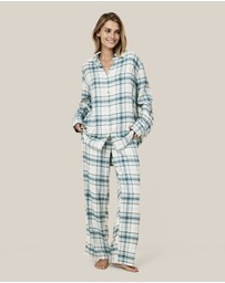 Papinelle - Comfy Plaid Full Length PJ