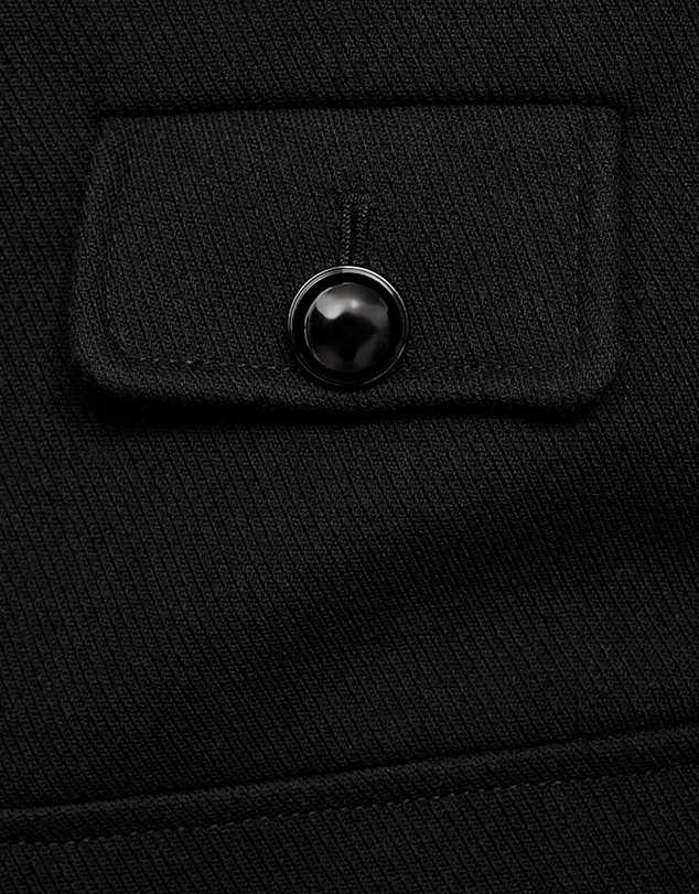 M.N.G - Jacket With Jewel-Button Strip Collar