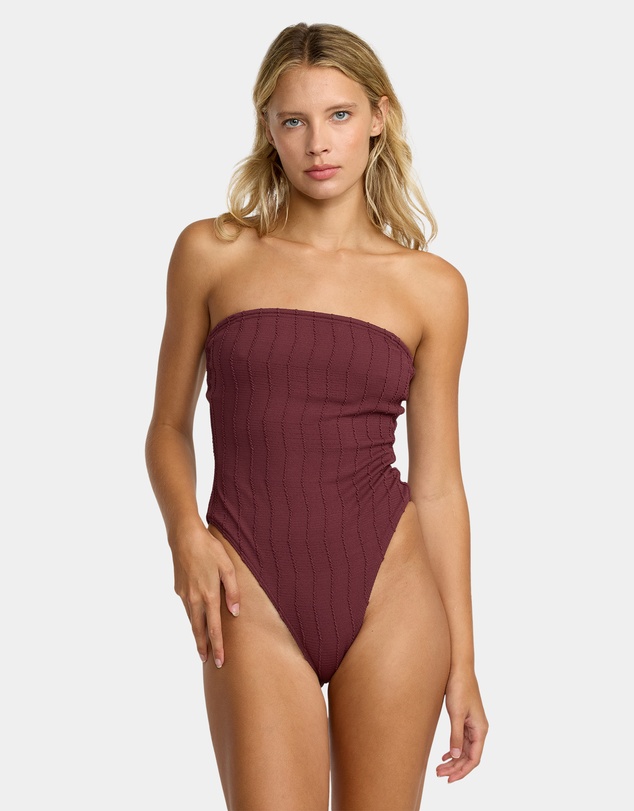 RVCA - Womens Chevy Grooves One Piece Swimsuit
