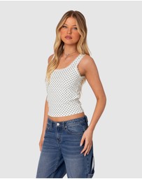 EDIKTED - Lover Girl Printed Tank Top