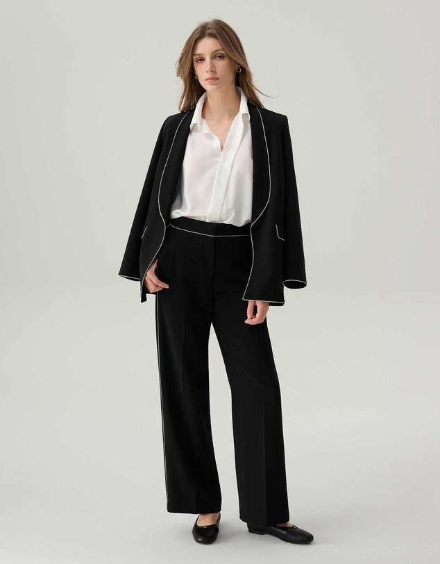 IDA+S - Dahlia Pleated Button Down Blouse