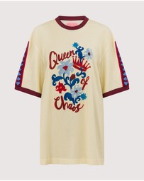 SMWR. by The Somewhere Co - Queen of Chaos Oversized Tee