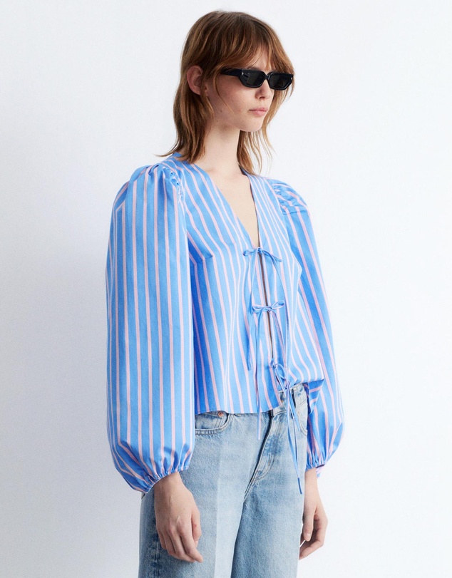 & Other Stories - Tie-Front Blouse