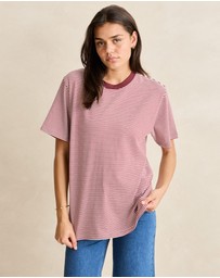 Rhythm - Essential Stripe SS T-Shirt