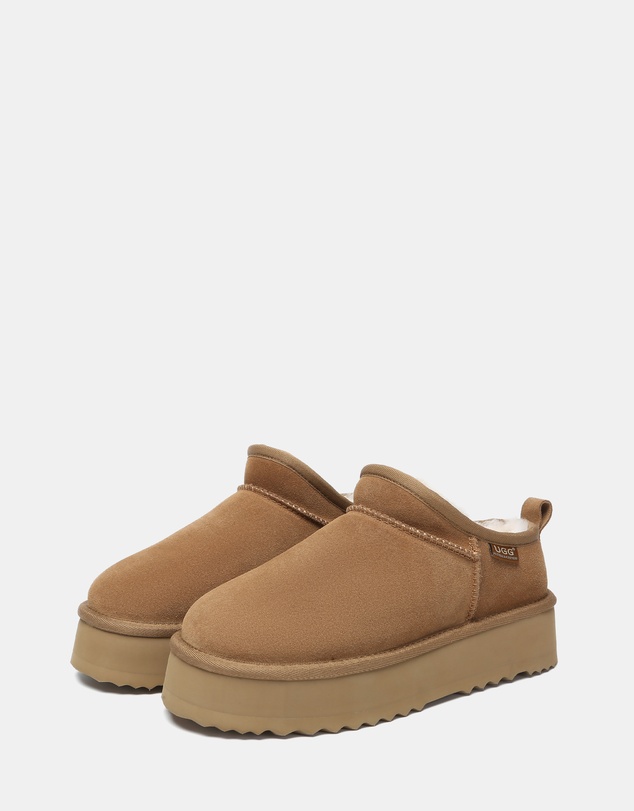 EVERAU - Australian Shepherd Ugg Nano Classic Platform Cow Suede Upper UGG Boots