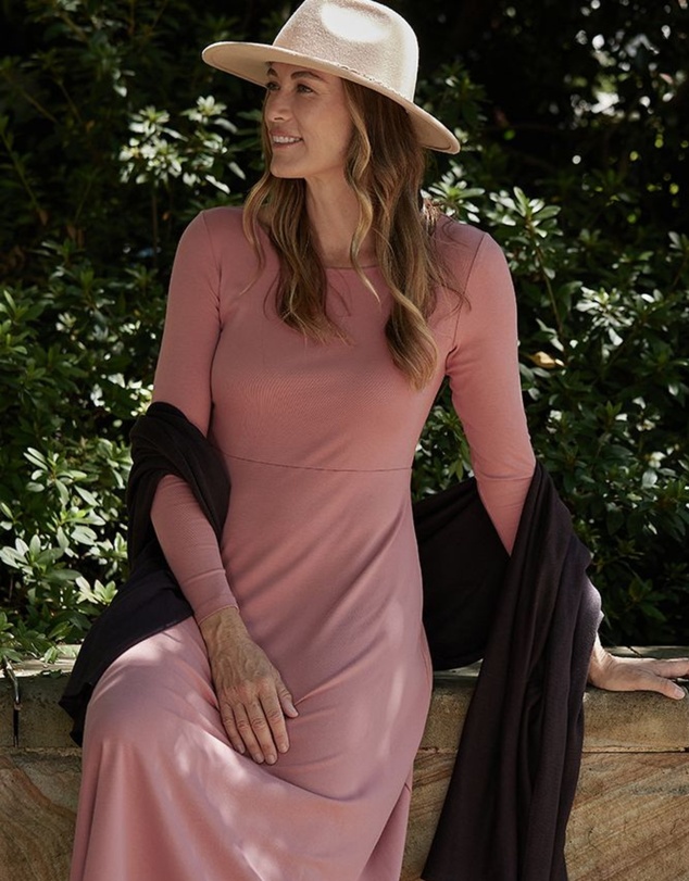 Bamboo Body - Ribbed Olivia Dress