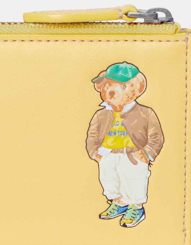 Polo Ralph Lauren - Polo Bear Leather Zip Card Case
