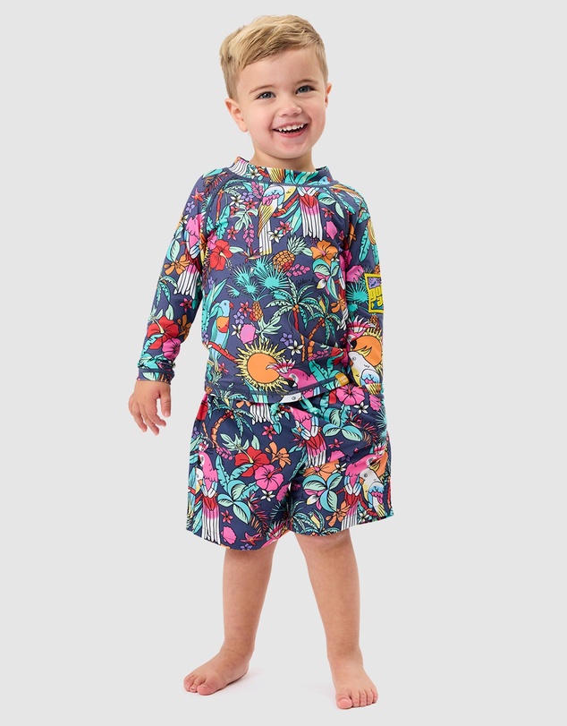 Goldie + Ace - Paradise Rashguard - Babies-Kids