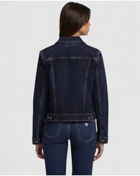 GUESS - GUESS JEANS Slim Trucker Jacket